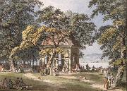 Franz Niklaus Konig The fete During the grape-harvests oil painting